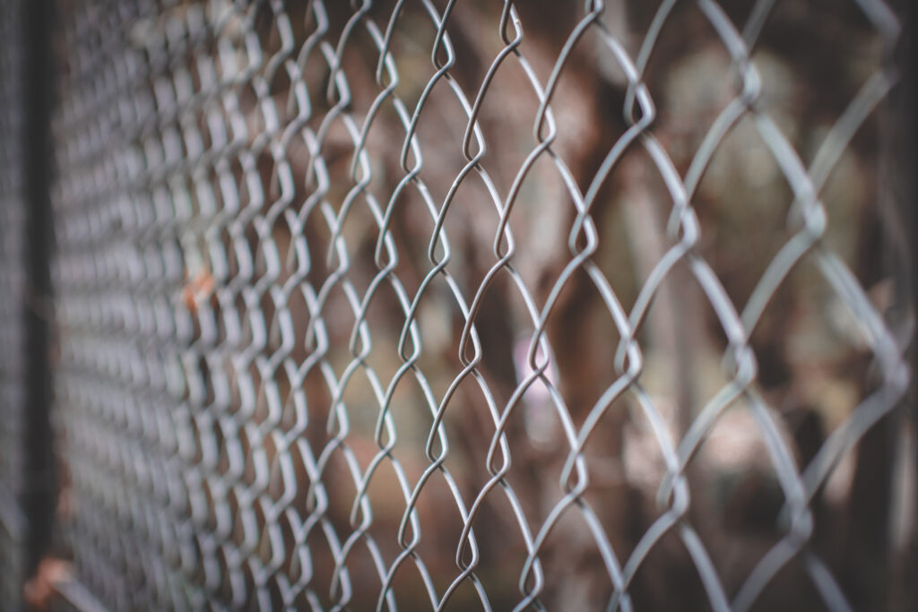 Chain link fence in Houston, TX