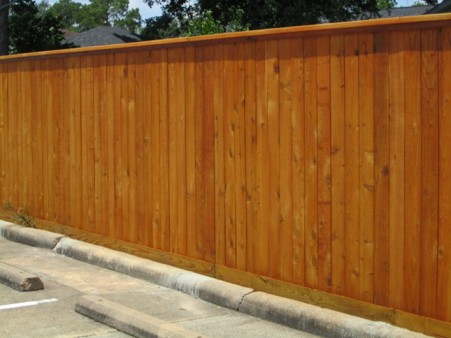 wood fence installation in Houston, TX,